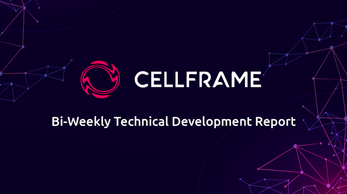 Cellframe Bi-weekly Technical Dev Report #1 preview image