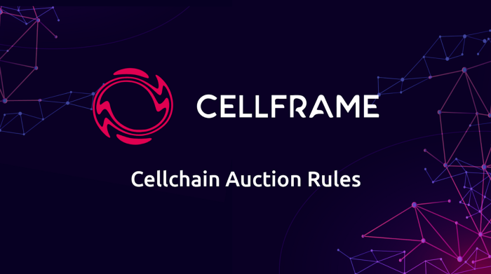 Cellframe — Cellchain Auction Rules preview image