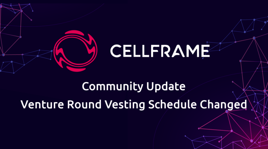 Community Update — Venture Round Vesting Schedule Changed, Potential VC onboarding preview image