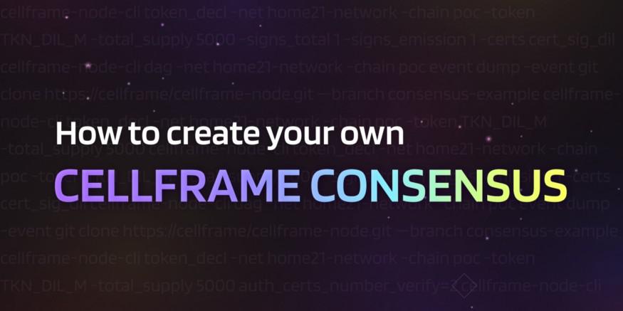 How to create your own Cellframe consensus preview image